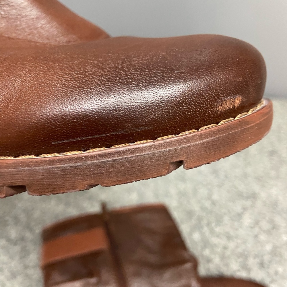 SOFFT Somers/Somers II Womens Brown Leather Ankle Boots 8.5 Buckle Straps Zipper - Picture 13 of 17